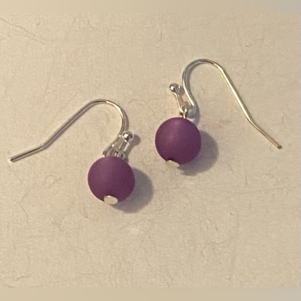 NEW #6 Purple Polaris earrings
